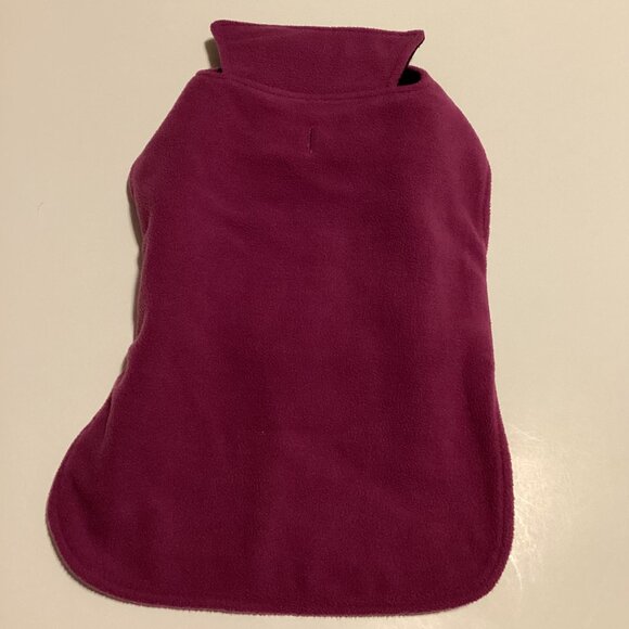 Purple Fleece Dog Pet Coat Jacket Warm Winter - Picture 2 of 3